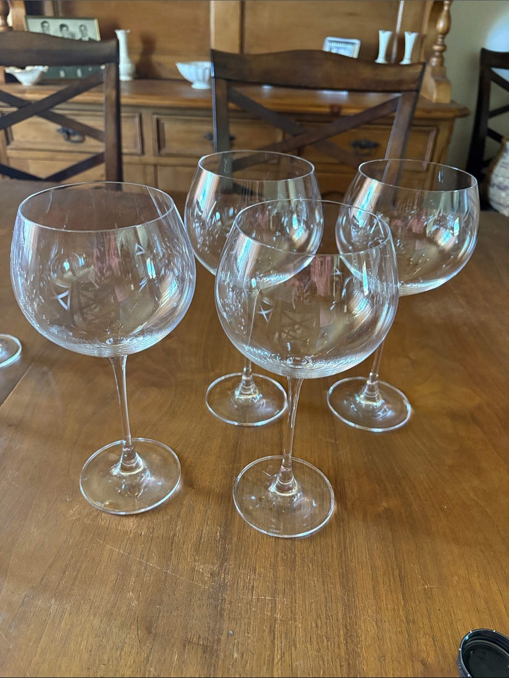 Lenox Clear Crystal Wine Glasses - Set of 4